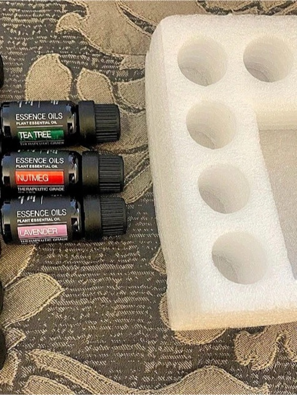 NEW- NEVER USED OR OPENED - Essential Oils Set with Display Tray